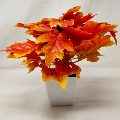 Medium Autumn Maple Leaf Artificial Plant